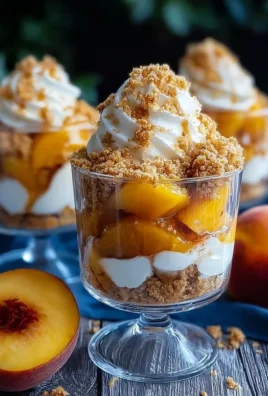 Classic Peach Cobbler Parfait