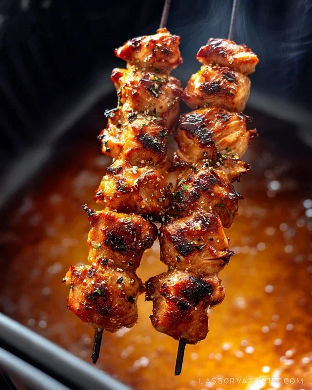 Bang Bang Chicken Skewers
