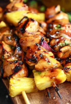 Pineapple Chicken Kebabs Recipe