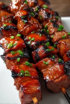 BBQ Beef Skewers with Filipino BBQ Marinade
