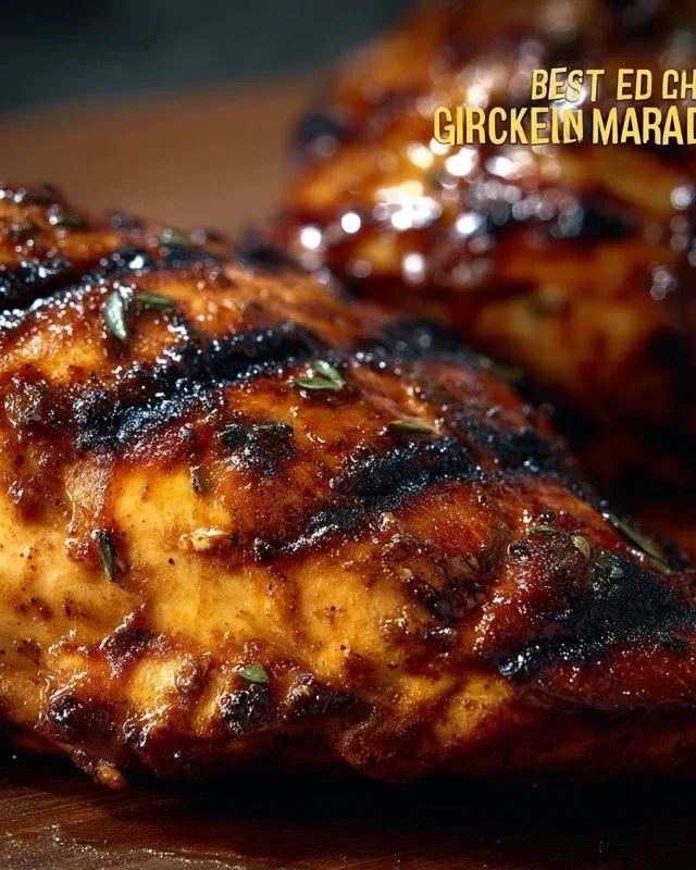 The BEST EVER Grilled Chicken Marinade