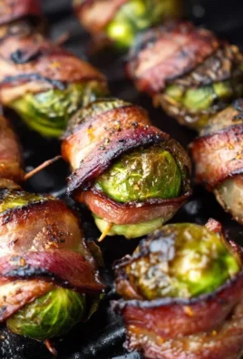 Grilled Beef Beef Bacon Wrapped Brussels Sprouts