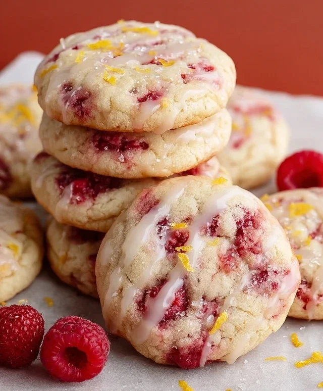 Lemon Raspberry Cookies