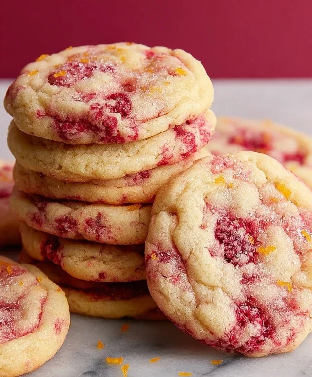 Lemon Raspberry Cookies