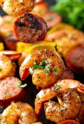 Sausage and Shrimp Kabobs