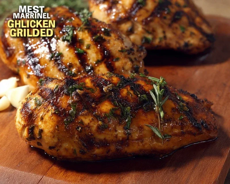 The BEST EVER Grilled Chicken Marinade