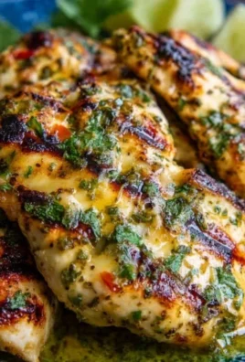 Grilled Salsa Verde Pepper Jack Chicken