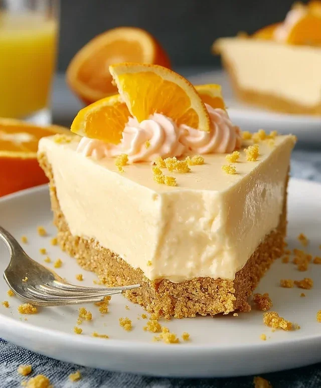 Orange Creamsicle Pie