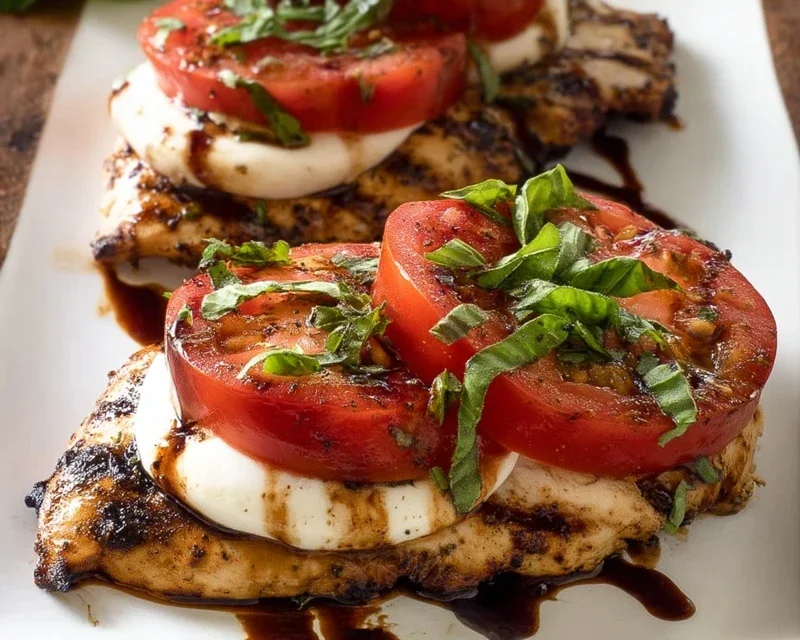 Grilled Chicken Caprese
