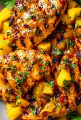 Grilled Mango Pineapple Chicken
