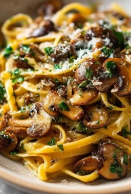 Garlic Mushroom Pasta