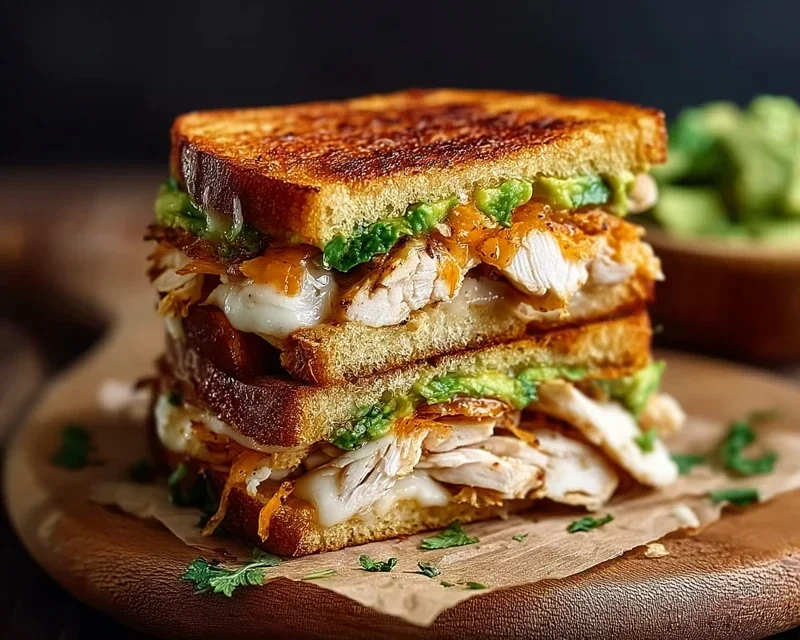 Chicken Avocado Melt Sandwich