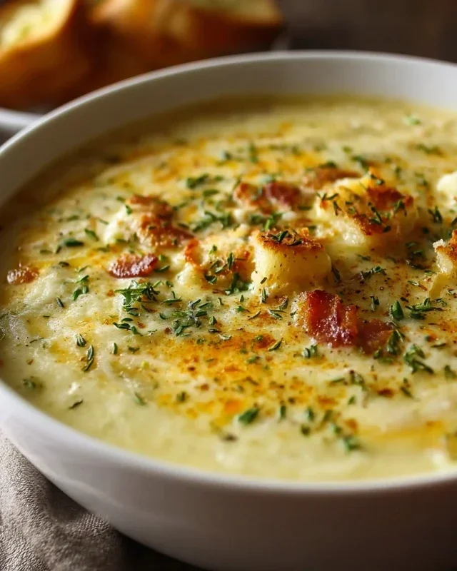 Broccoli Potato Cheese Soup Recipe