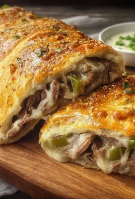 Philly Cheesesteak Stromboli