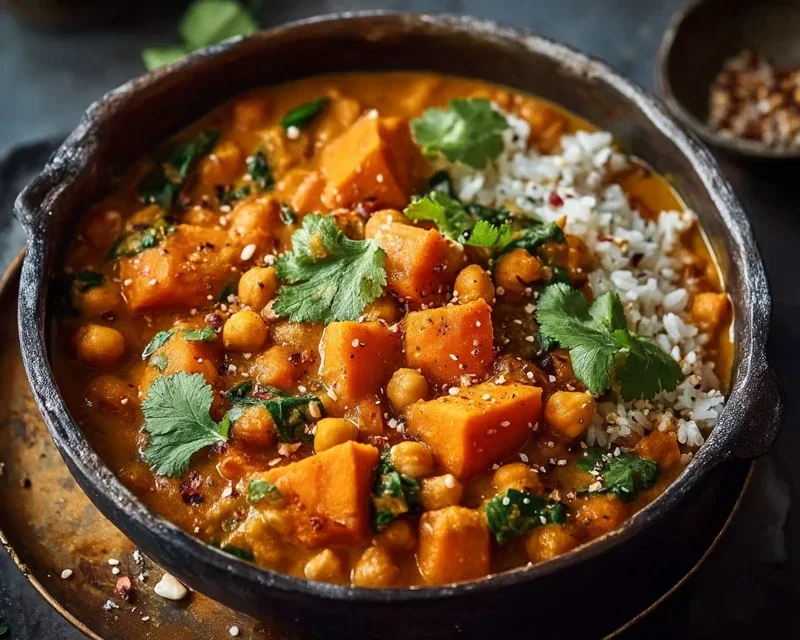 Sweet Potato and Chickpea Curry