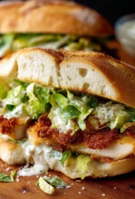 Crispy Chicken Caesar Sandwich