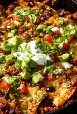 Beef Skillet Enchiladas