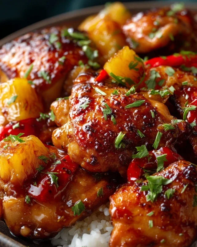 Hawaiian Chicken Sheet Pan