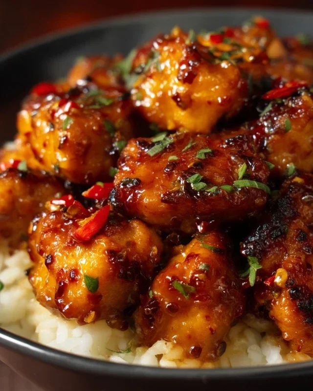 Sweet and Spicy Honey Pepper Chicken