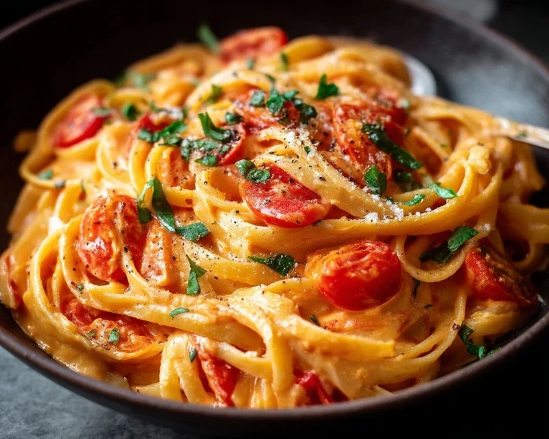 Easy One Pot Creamy Tomato Pasta