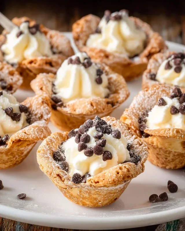 Mini Cannoli Cups