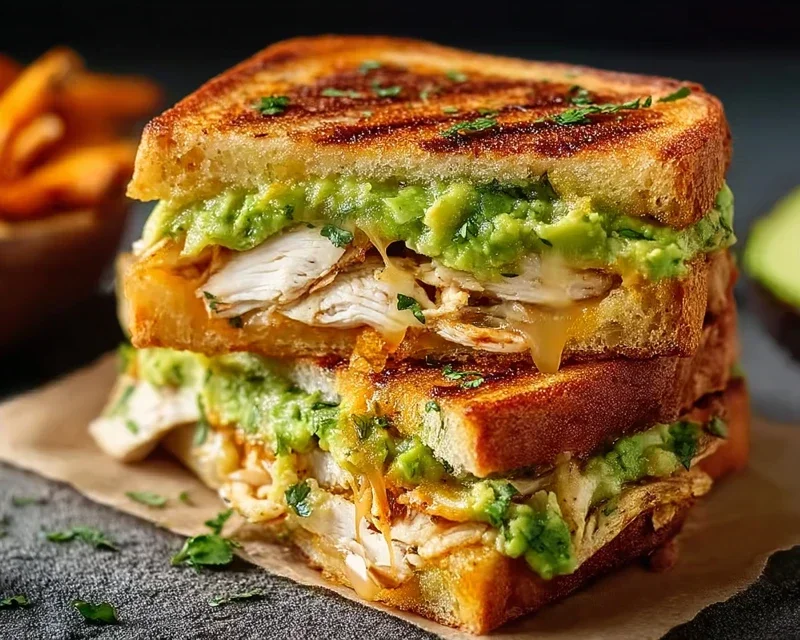 Chicken Avocado Melt Sandwich