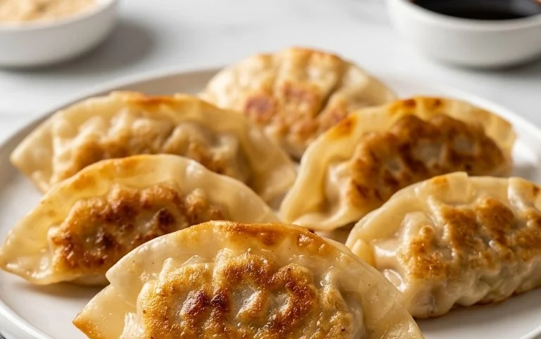 Chicken Potstickers (Pan Fried Dumplings)