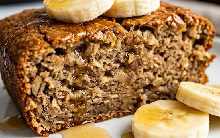 Healthy 5-Ingredient Flourless Banana Bread