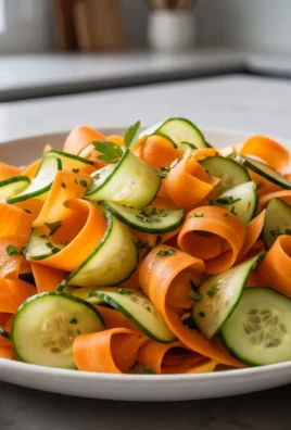 Carrot and Cucumber Ribbon Salad