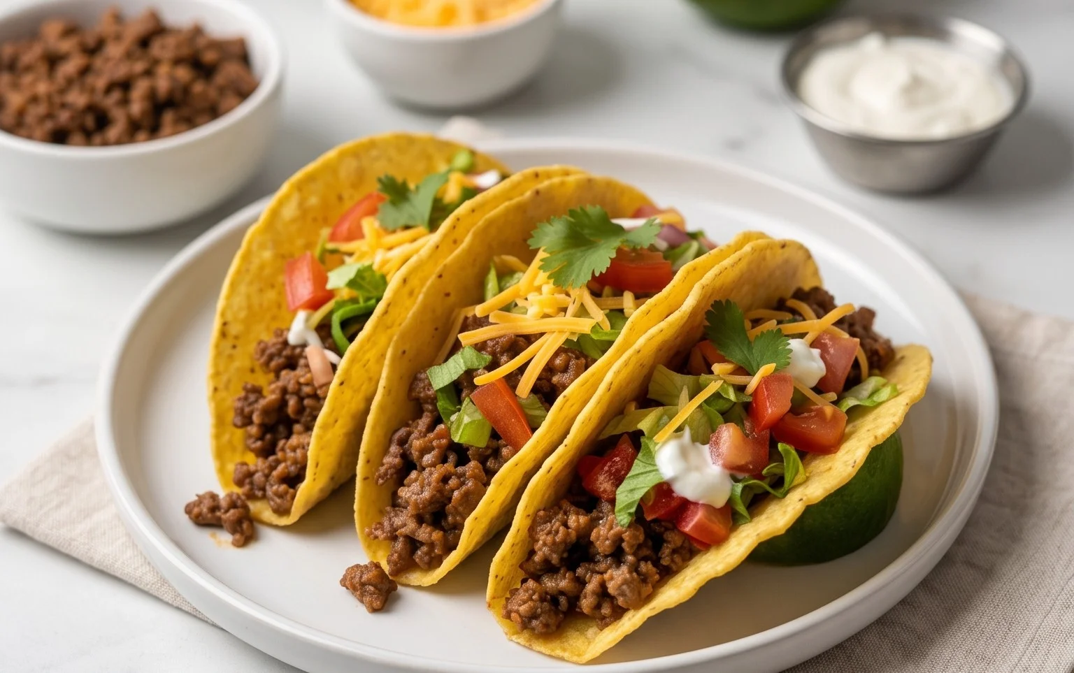 Crispy Ground Beef Tacos