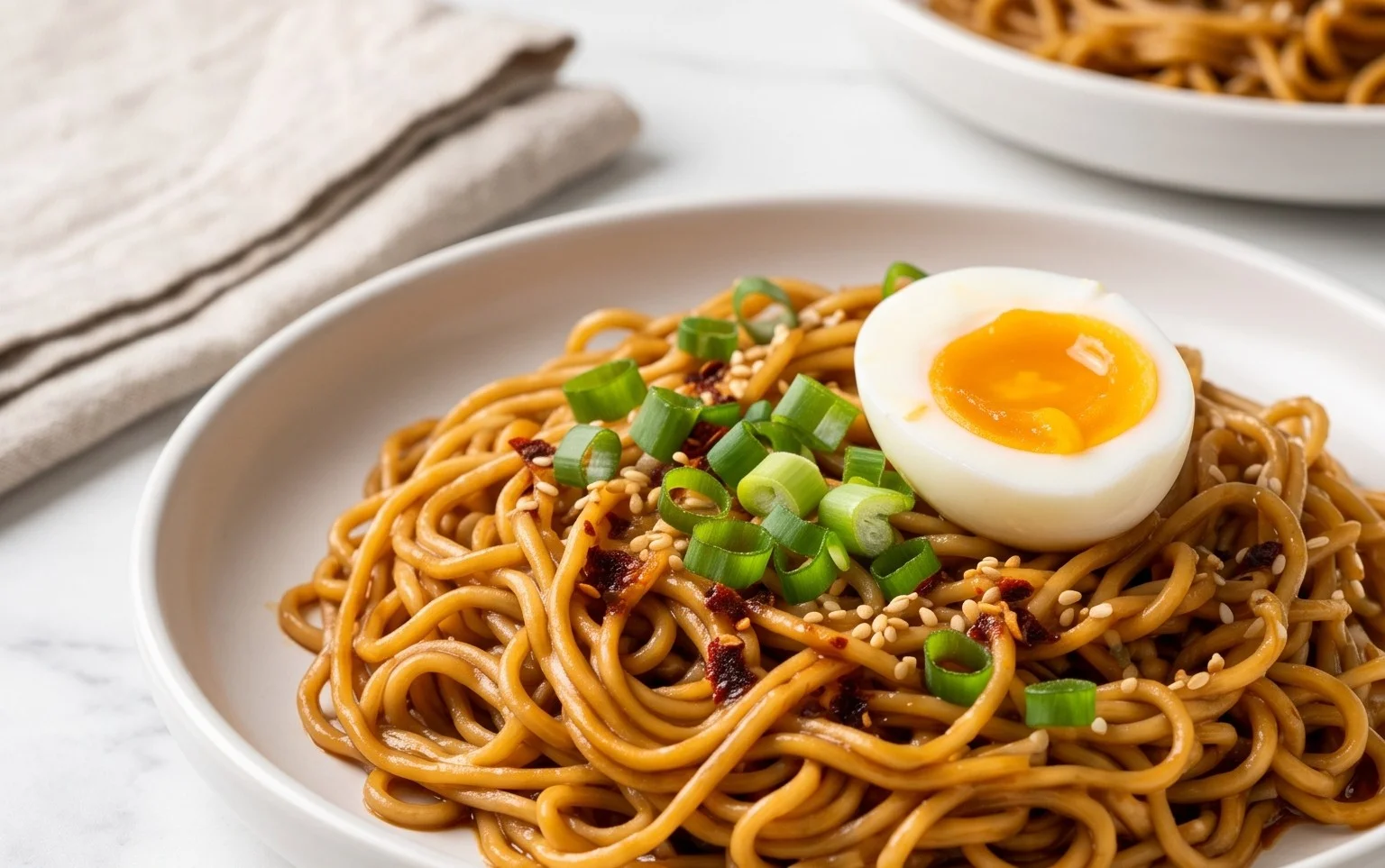 Easy Saucy Ramen Noodles