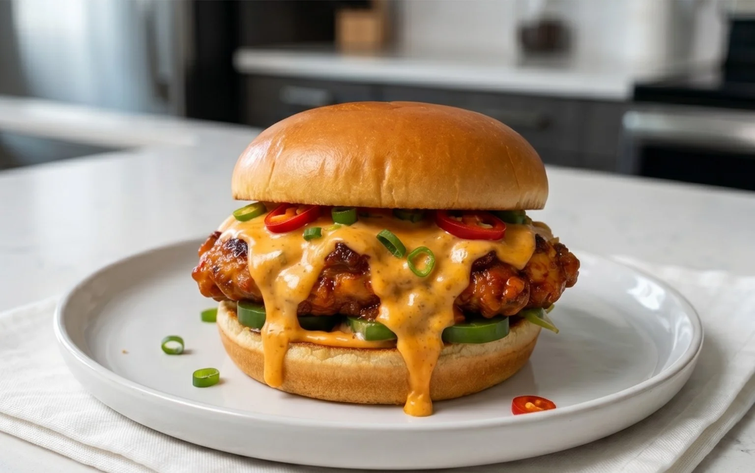 Cheesy Dynamite Chicken Buns