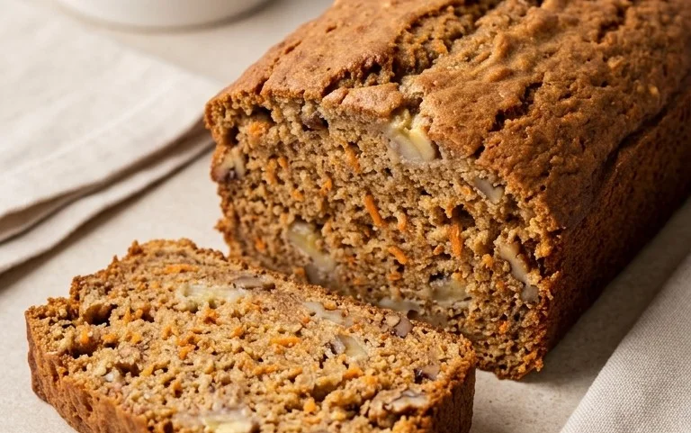 Dairy Free Carrot Cake Banana Bread