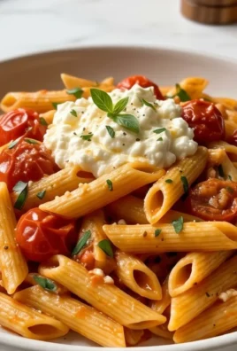 Roasted Tomato and Garlic Ricotta Pasta