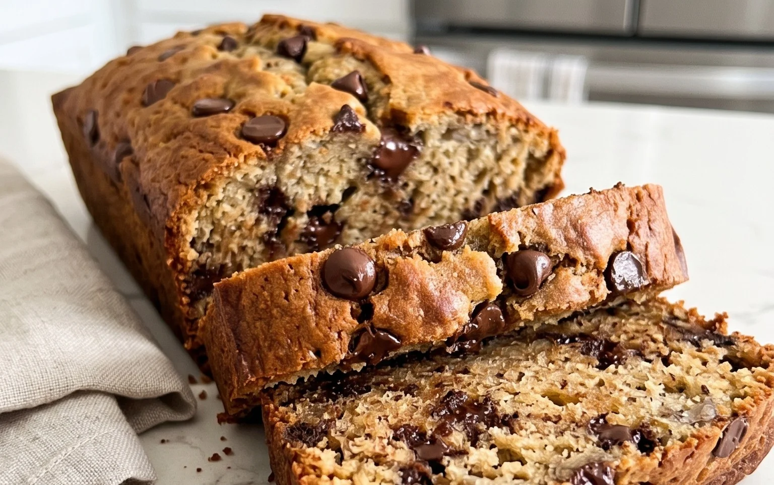 Easy Chocolate Chip Banana Bread