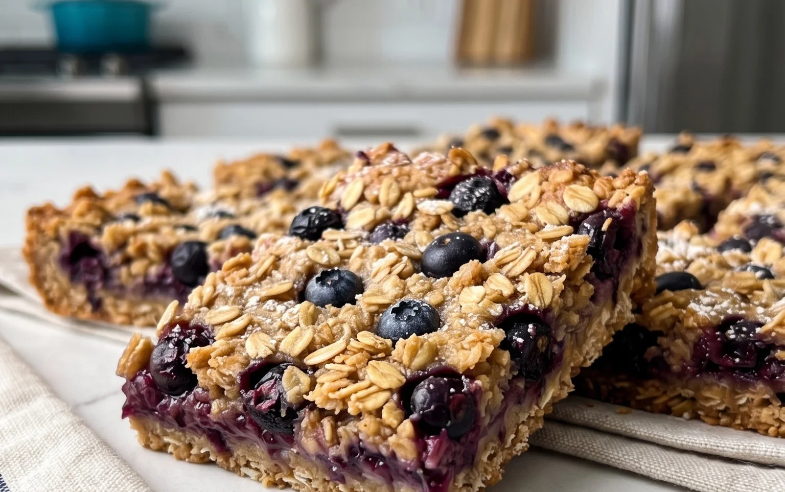 Blueberry Oatmeal Bars