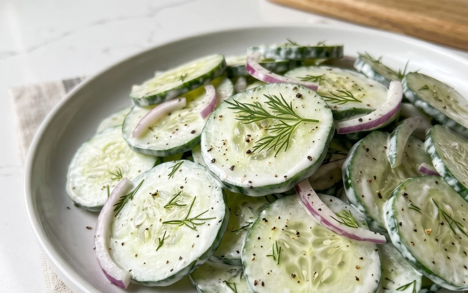 Polish Cucumber Salad