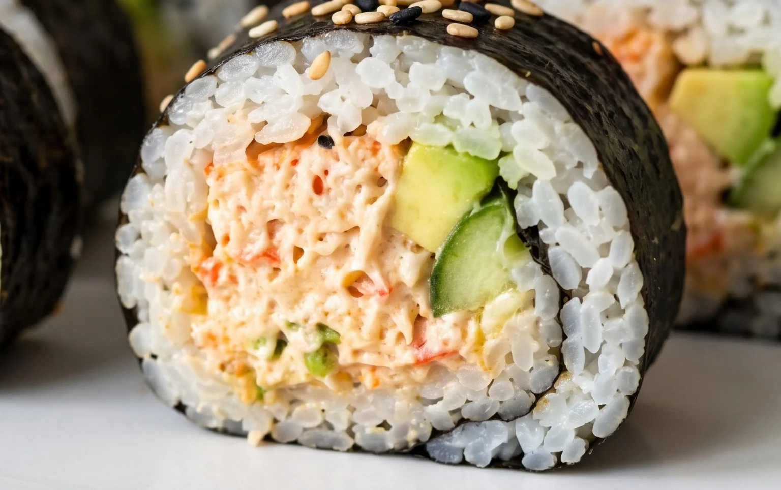 Kani Sushi (Spicy Crab Roll)