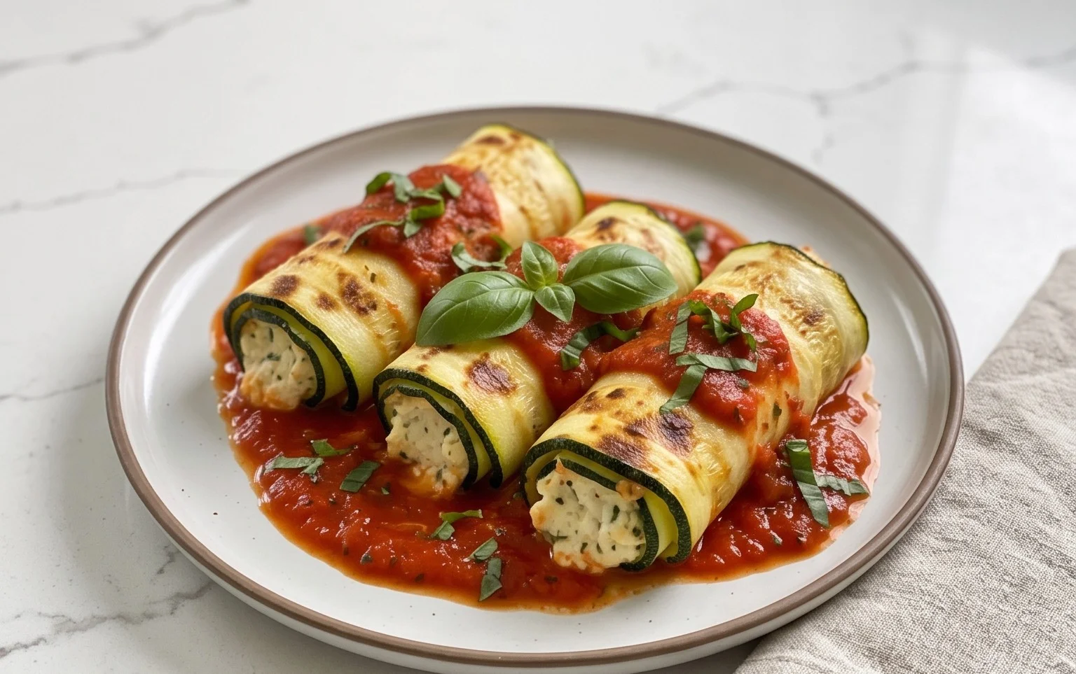 Vegan Zucchini Rollatini