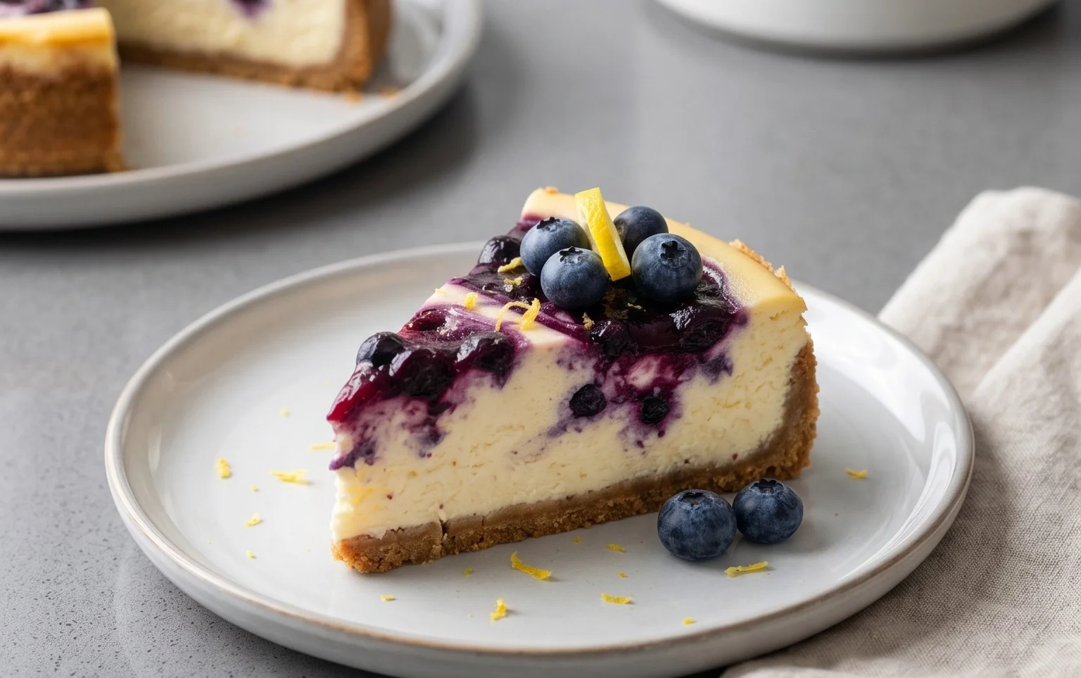 Lemon Blueberry Cheesecake