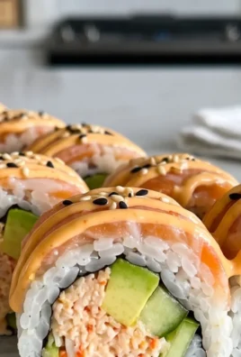 Kani Sushi (Spicy Crab Roll)
