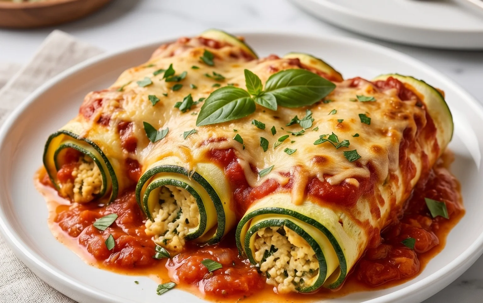 Vegan Zucchini Rollatini
