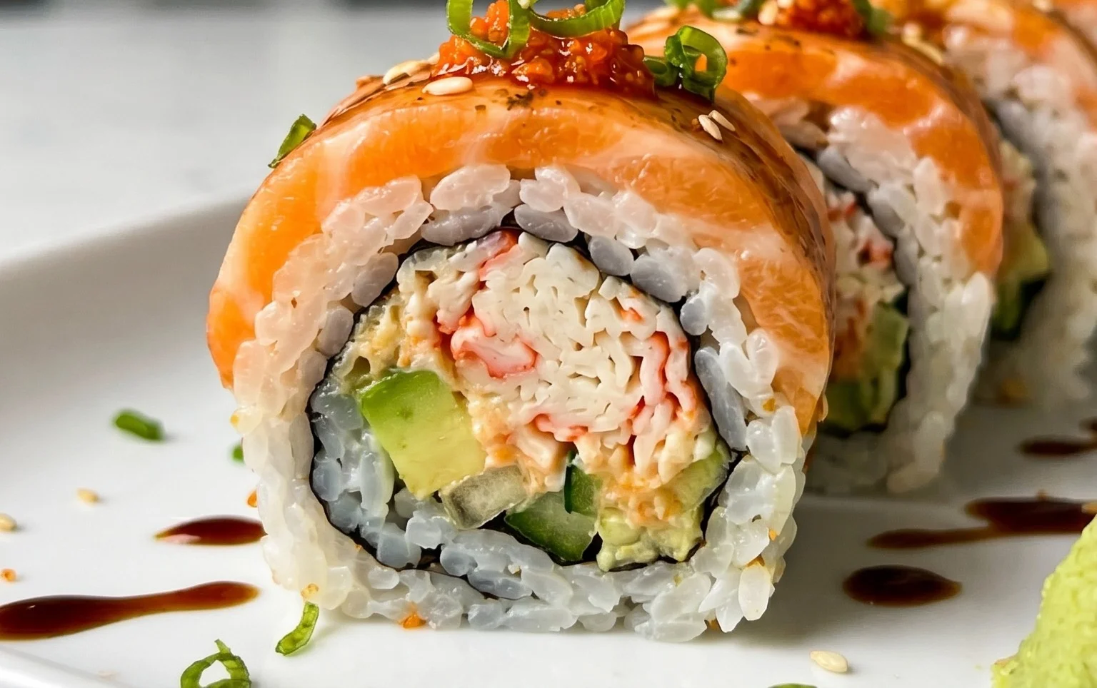 Kani Sushi (Spicy Crab Roll)