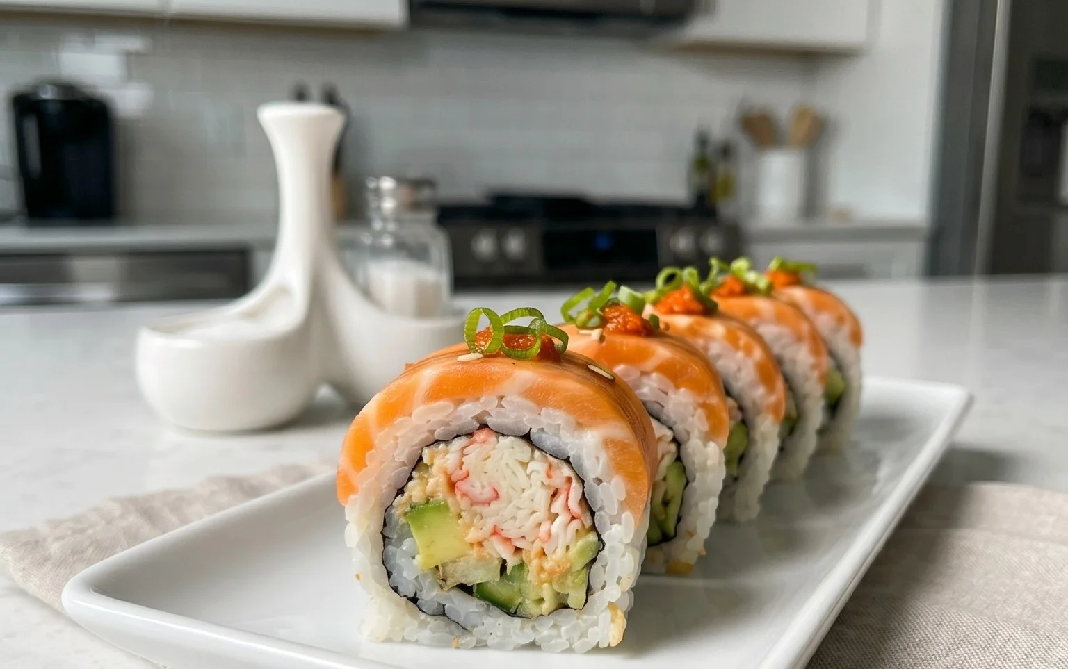 Kani Sushi (Spicy Crab Roll)