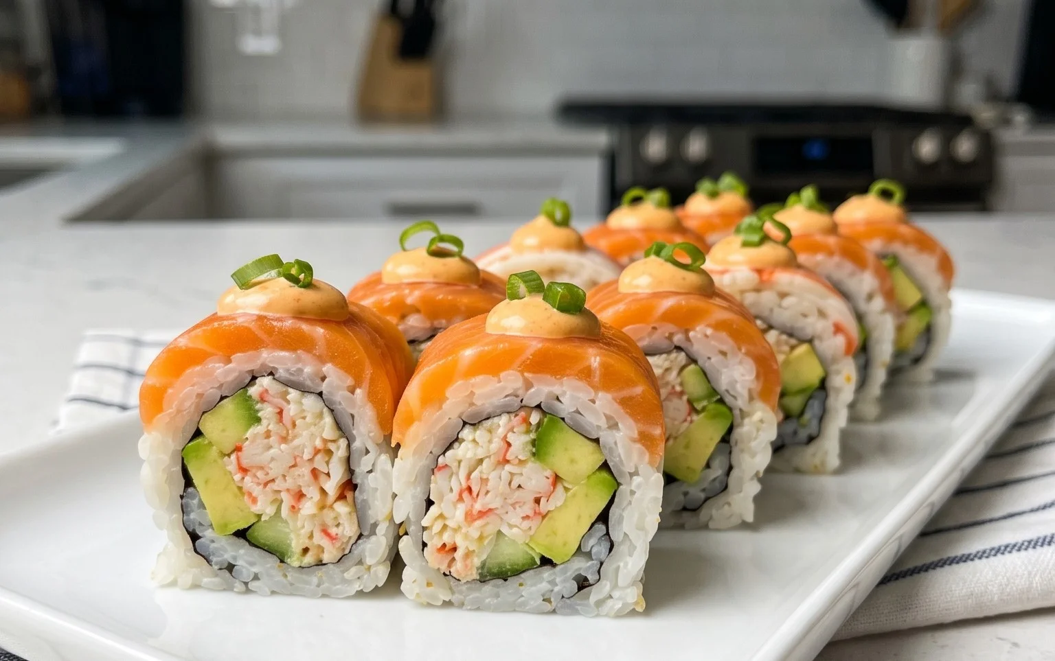 Kani Sushi (Spicy Crab Roll)