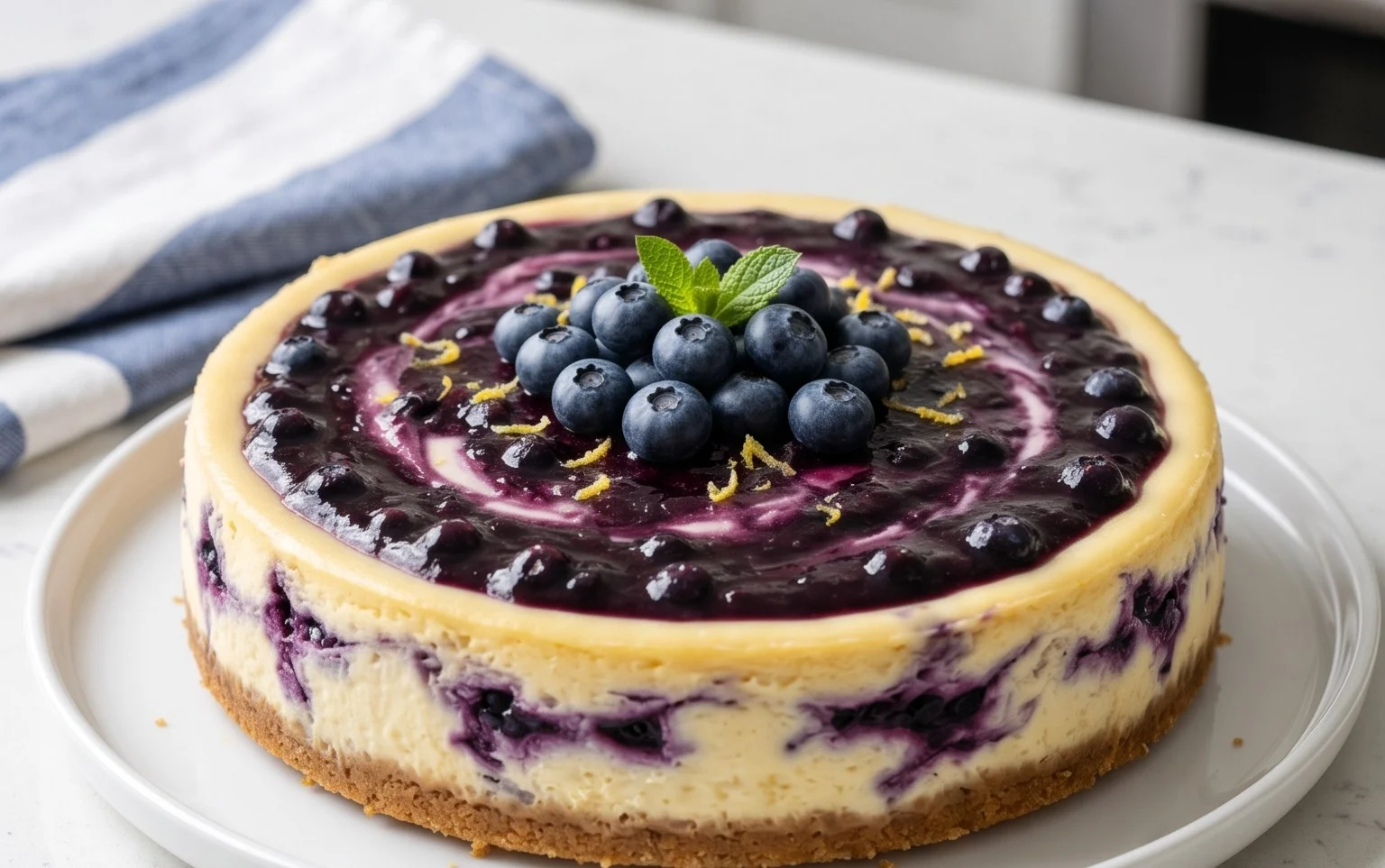 Lemon Blueberry Cheesecake