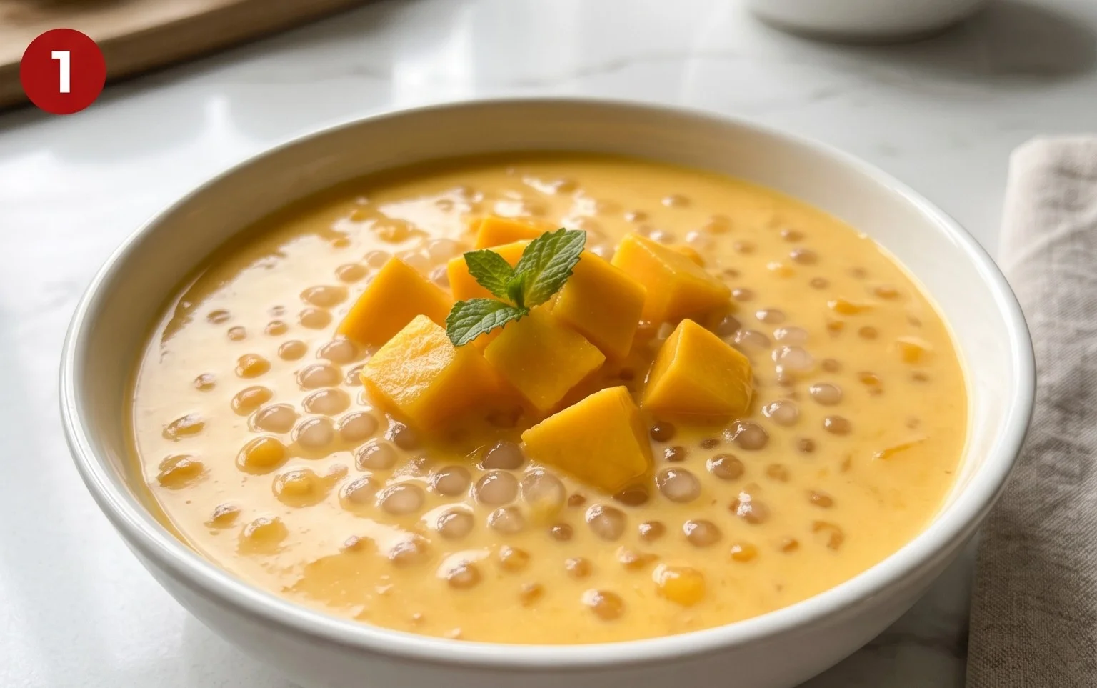 Creamy Mango Sago