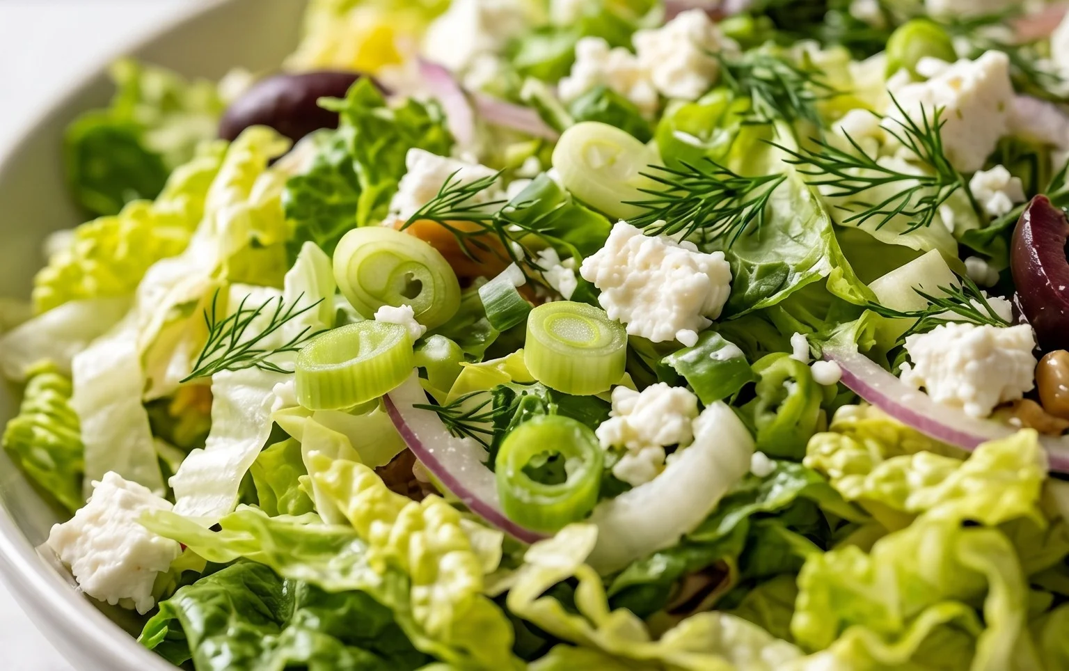 Maroulosalata (Greek Lettuce Salad)