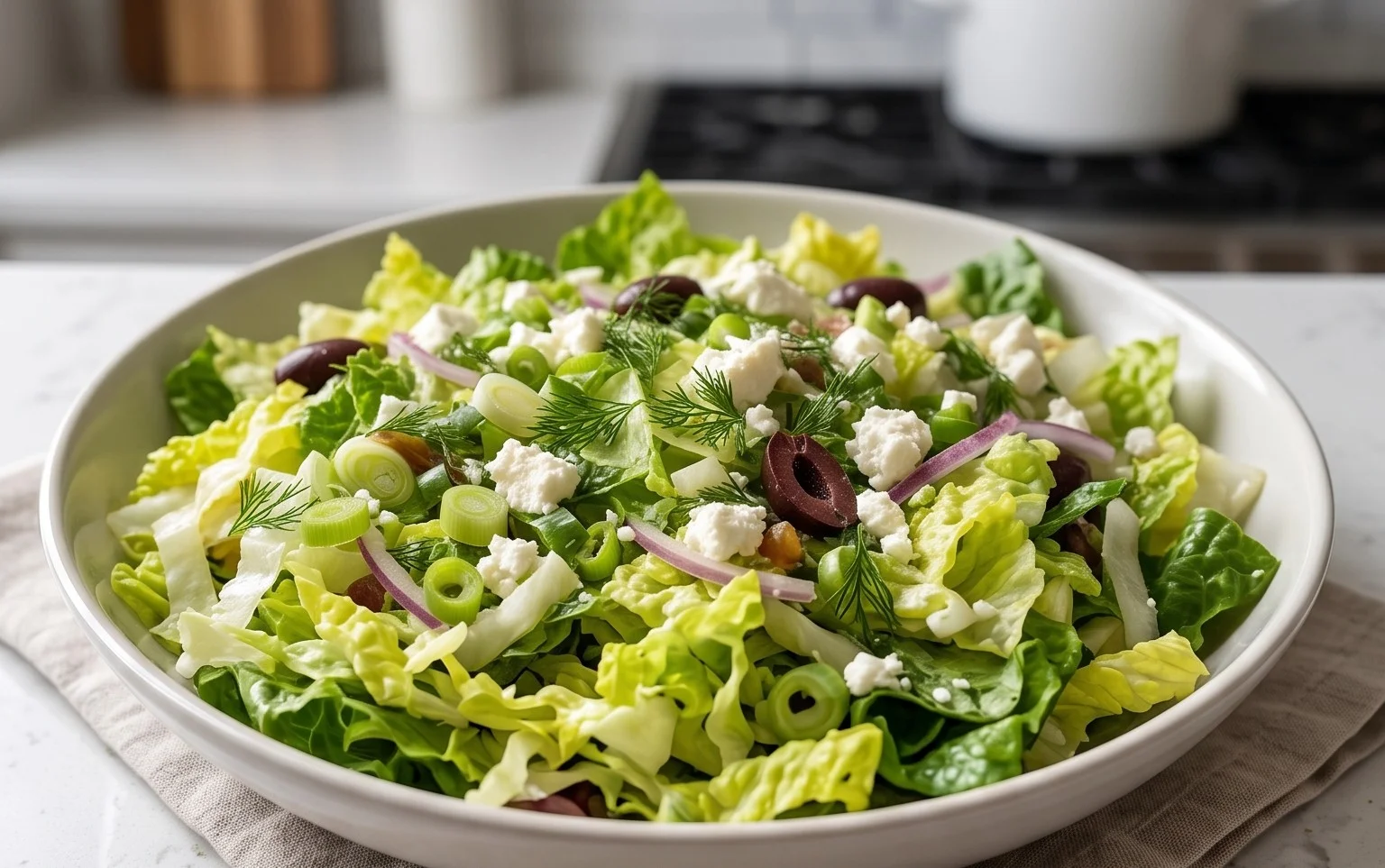 Maroulosalata (Greek Lettuce Salad)