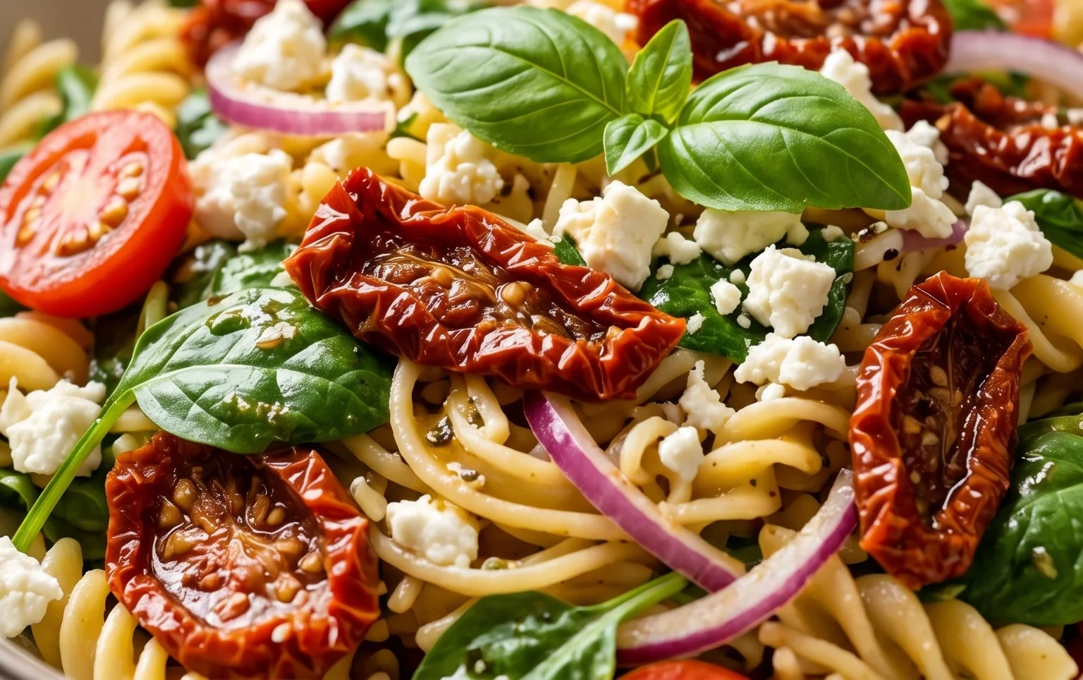 Sun Dried Tomato Pasta Salad